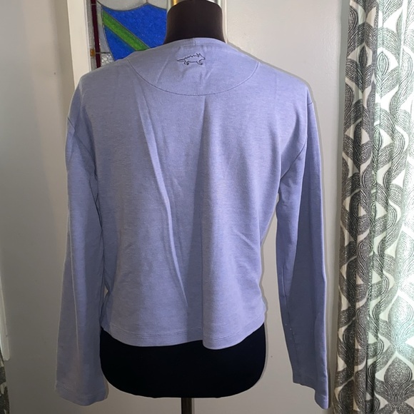 Horny Toad long sleeve cropped crew neck top - Picture 4 of 7